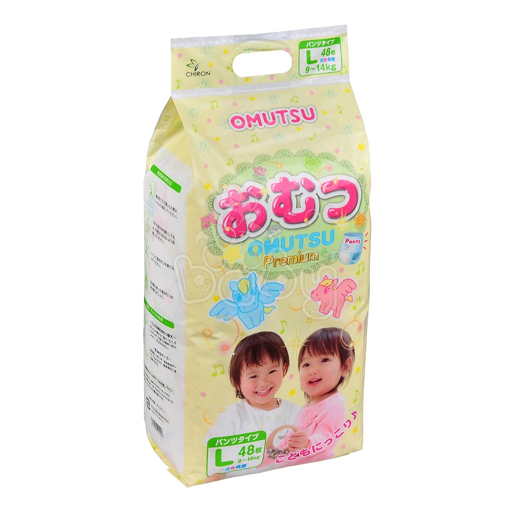 OMUTSU Подгузники-трусики детские L (9-14 кг) 48 шт